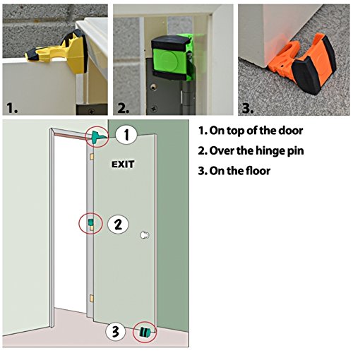 Wedge-It - The Ultimate Door Stop - Green (4 in quantity)