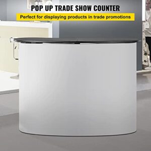 Geindus Portable Tradeshow Podium Table Display Exhibition Counter Stand Booth Fair with Wall Bags 51" X 15.7" X 38.5"