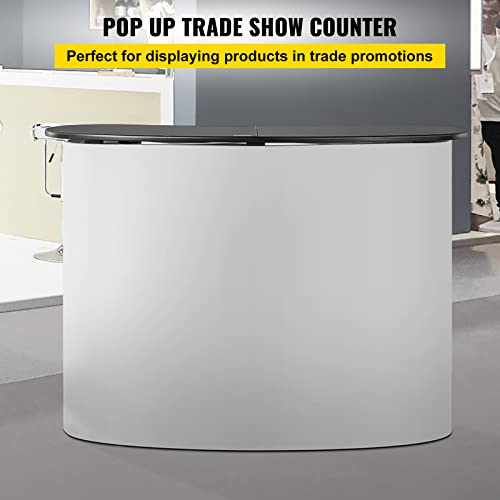 Geindus Portable Tradeshow Podium Table Display Exhibition Counter Stand Booth Fair with Wall Bags 51" X 15.7" X 38.5"