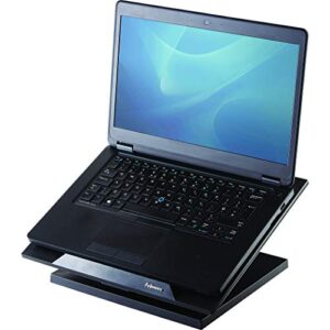 fellowes designer suites laptop riser, black (8038401)
