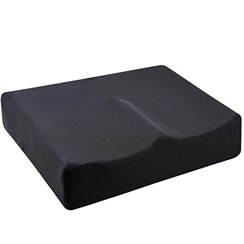 Seat Cushions for Office Chairs, Memory Foam Seat Cushion for Coccyx, Tailbone, Sciatic Pain Relief, Non-Slip Chair Pads for Car, Wheelchair, Gaming Chair