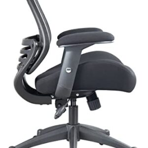 BOLISS Ergonomic Office Computer Desk Chair Height Adjusting Arm Waist Support Function-Black