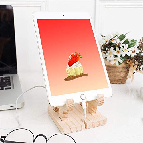 Laptop Stand Wood, Small elk Solid Wood Phone Holder, Vertical Heightening Stand,11-14inch Compatible with Apple MacBook Air Mac Pro and iPad Pro, HP, DELL, Acer, Toshiba, Surface, Lenovo etc