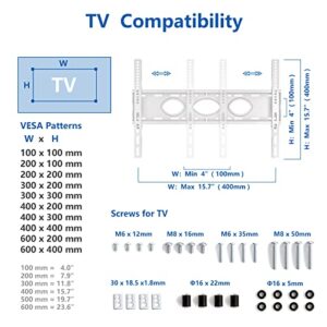 Rolling Floor TV Stand with Swivel Mount for 40-75 Inch Flat Screen/Curved TVs, 3-Shelf Heavy Duty Portable Mobile TV Cart with Wheels, Universal Tall TV Mount Trolley for Home and Office, White