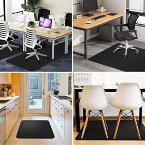 Chair Mat for Carpet, Tough and 1/5" Thick Office Chair Mat, 35" x 45" Anti-Slip Chair Mats for Carpeted or Hard Floors