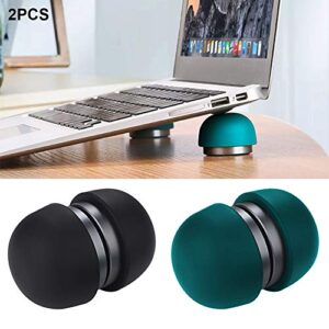 CALIDAKA Laptop Cooling Stand, Ergonomic Laptop Stand Small Invisible Cooler Ball Portable Magnetic Foot Heat for Notebook Computer Laptop