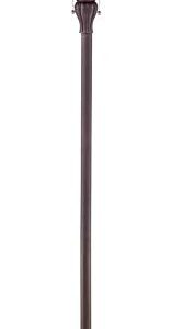 Regency Hill Capistrano Mission Farmhouse Traditional Standing Floor Lamp 57.5" Tall Rustic Bronze Metal Brown Red Natural Mica Empire Shade for Living Room Reading House Bedroom Home