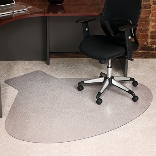 ES Robbins 122685 Everlife Carpet Chair Mat 54"x60" Clear