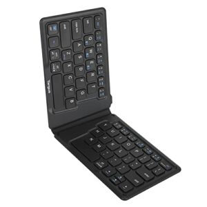 Targus Ergonomic Foldable Bluetooth Antimicrobial Keyboard, Black (AKF003US)