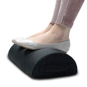 comfort foot rest pillow cushion memory foam office home desk half cylinder foot relax pad