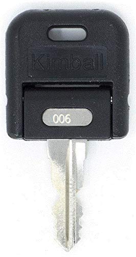 Kimball Office 006 [Double Sided] Replacement Keys: 2 Keys