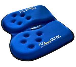 gseat ultra orthopedic gel and foam seat cushion – for coccyx, back, tailbone, prostate, postnatal, and sciatica pain/discomfort – office, car, chair, travel (royal blue)