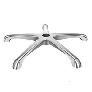 Kaleurrier Chair Stool Base,Office Chair Replacement Parts,Reinforced Sturdy Aluminum 5 Legs Base,Heavy Duty Holds up 400 lbs,in Universal Standard Size - 25 inches (25.2")
