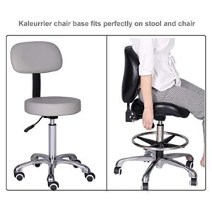 Kaleurrier Chair Stool Base,Office Chair Replacement Parts,Reinforced Sturdy Aluminum 5 Legs Base,Heavy Duty Holds up 400 lbs,in Universal Standard Size - 25 inches (25.2")