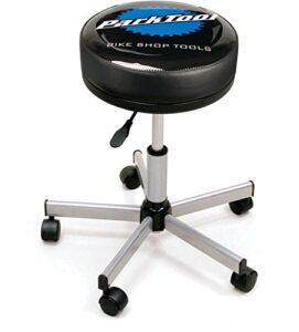 park tool rolling, adjustable height shop stool
