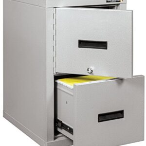 Fire Resistant File Cabinet - Light weight, fire rated, One file drawer & safe