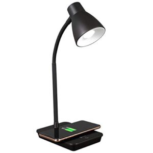 ottlite wellness series® infuse led desk lamp with wireless and usb charging