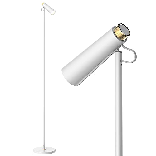 WILIT Floor Lamp Modern Slim Design Reading Light LED Floor Lamps for Bedroom Living Room Office Corner Metal Material 3 Color Temperatures Brightress Dimmable Standing Lamp Easy on Eyes