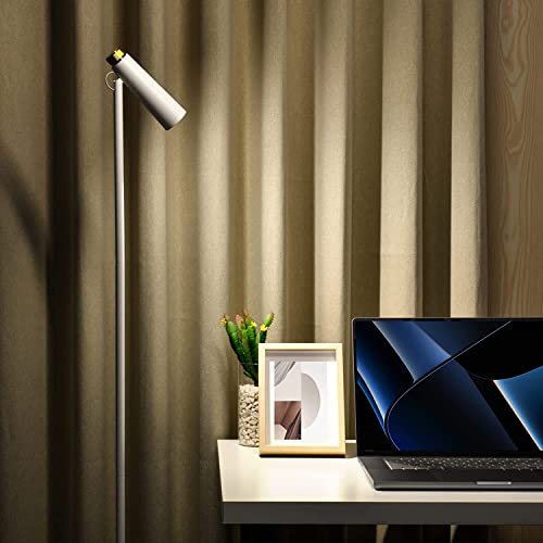 WILIT Floor Lamp Modern Slim Design Reading Light LED Floor Lamps for Bedroom Living Room Office Corner Metal Material 3 Color Temperatures Brightress Dimmable Standing Lamp Easy on Eyes