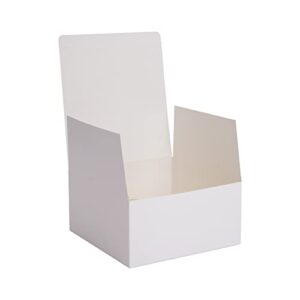 12 pack white gift box,8 x 8 x4 inch,gift box for present,cardboard gift boxes with lids for birthday,party,valentine’s day,wedding