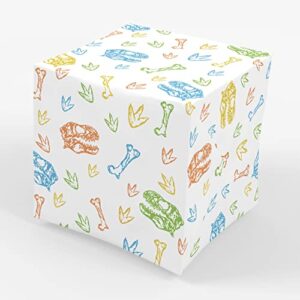 stesha party dinosaur gift wrapping paper birthday wrap folded flat 30 x 20 inch (3 sheets)