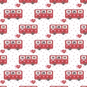Stesha Party Valentines Day Wrapping Paper Gift Wrap - Folded Flat 30 x 20 Inch (3 Sheets)