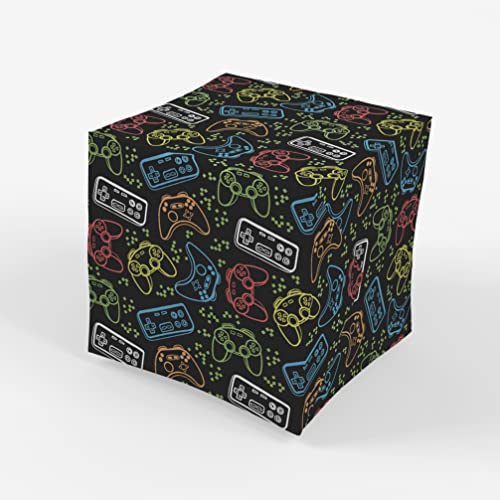 Stesha Party Video Game Gift Wrap Gamer Present Wrapping Paper 30 x 20 Inch (3 Sheets)