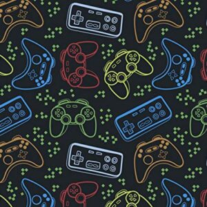 Stesha Party Video Game Gift Wrap Gamer Present Wrapping Paper 30 x 20 Inch (3 Sheets)