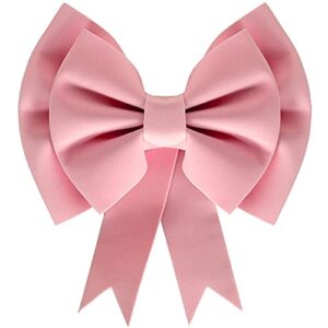toniful 8 inch pink bow 3d wrapping bows no assembly for wreath valentine s day gift wrapping cake box basket decoration floral crafts packaging wedding birthday party garden decoration