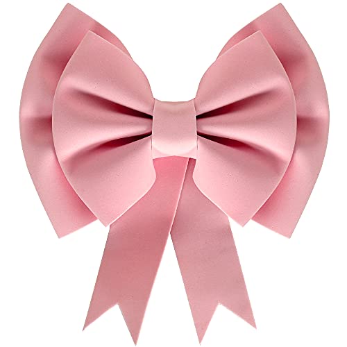 TONIFUL 8 inch Pink Bow 3D Wrapping Bows No Assembly for Wreath Valentine s Day Gift Wrapping Cake Box Basket Decoration Floral Crafts Packaging Wedding Birthday Party Garden Decoration