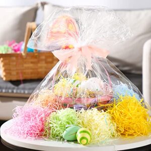 600 g 21 oz Multicolor Easter Basket Grass 1.3 LB Craft Shredded Tissue Shipping Confetti for Packaging Raffia Colorful Filler Paper Pastel Color Tissue Paper Shred for Gift Packing Wrapping Stuffing