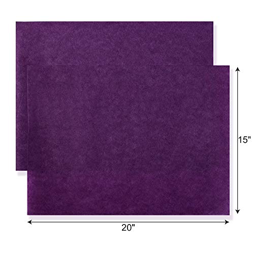 Sodaxx 30 pack 15 x 20” Gift Tissue Wrapping Paper – Purple – For Gift Bags, Gift Wrap Packaging, DIY Crafts, Christmas, Birthdays, Flowers, Parties, etc