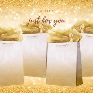 UNIQOOO 12Pcs Ombre Gold Gift Bags with Handle, Large 12.5x10'', Gradient Gold Glitter Paper Gift Wrap Bag, Recyclable Gift Packaging, For Wedding Birthday, Mother's Day, Baby Shower Party Favor Decor