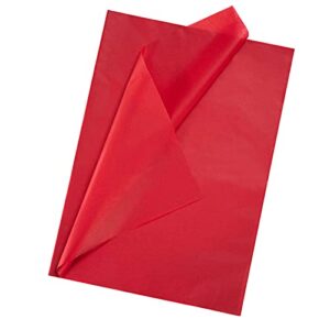 50 sheets red tissue paper for gift wrapping paper,diy crafts ，graduation gift wrapping, gift bags（27.5x 19inch）