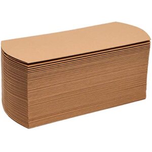 Kraft Paper Pillow Gift Box Set (50 Pack)