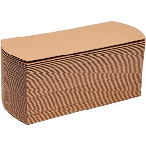 Kraft Paper Pillow Gift Box Set (50 Pack)