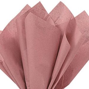 FLAWLESS PACKAGING Rose Gold Tissue Paper 15"x20" 100 Sheets Wrapping Bulk