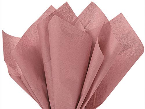 FLAWLESS PACKAGING Rose Gold Tissue Paper 15"x20" 100 Sheets Wrapping Bulk