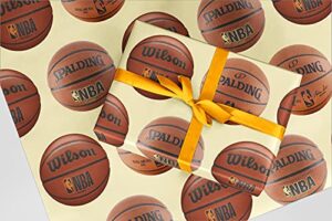 basketballs gift wrap – 24″x10′