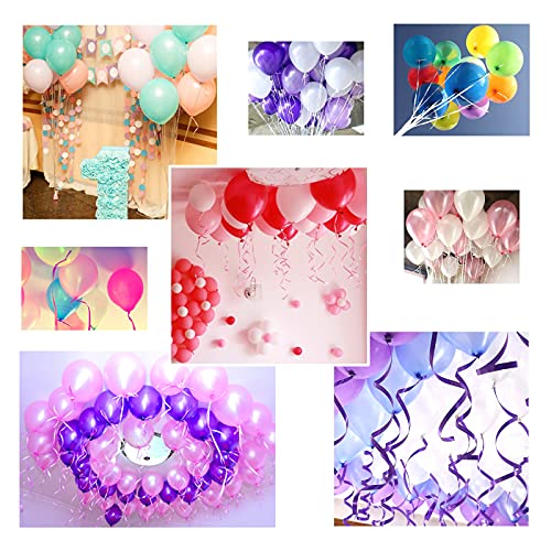 WishLotus Curling Ribbon Set, 142 Yards 5mm Curling String Balloon Ribbons, 13 Colors Balloon Ribbons for Crafts, Balloons, Florist Bows, Wedding or Birthday Party Decoration (13)