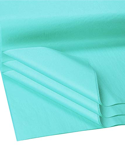 Caribbean Teal Wrap Tissue Paper 15 Inch X 20 Inch - 100 Sheets