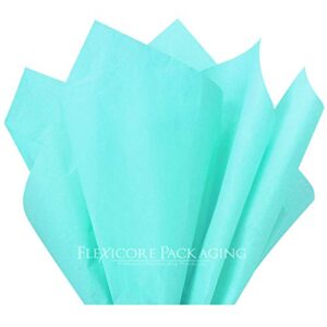 Caribbean Teal Wrap Tissue Paper 15 Inch X 20 Inch - 100 Sheets