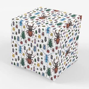stesha party insect gift wrap, bug birthday present wrapping paper – 30 x 20 inch (3 sheets)