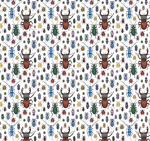 Stesha Party Insect Gift Wrap, Bug Birthday Present Wrapping Paper - 30 x 20 Inch (3 Sheets)