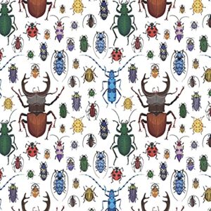 Stesha Party Insect Gift Wrap, Bug Birthday Present Wrapping Paper - 30 x 20 Inch (3 Sheets)