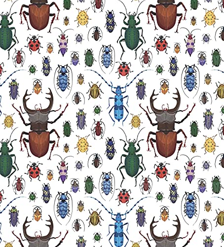 Stesha Party Insect Gift Wrap, Bug Birthday Present Wrapping Paper - 30 x 20 Inch (3 Sheets)