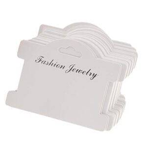 jewelry card jewelry display hanging card hang tag necklace display card 100pack