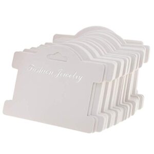 Jewelry Card Jewelry Display Hanging Card Hang Tag Necklace Display Card 100Pack