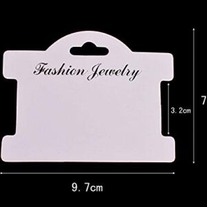 Jewelry Card Jewelry Display Hanging Card Hang Tag Necklace Display Card 100Pack