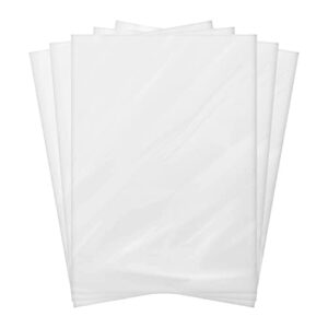 shop4mailers 24 x 30 clear cellophane flat gift bags 1.2 mil (50 pack)